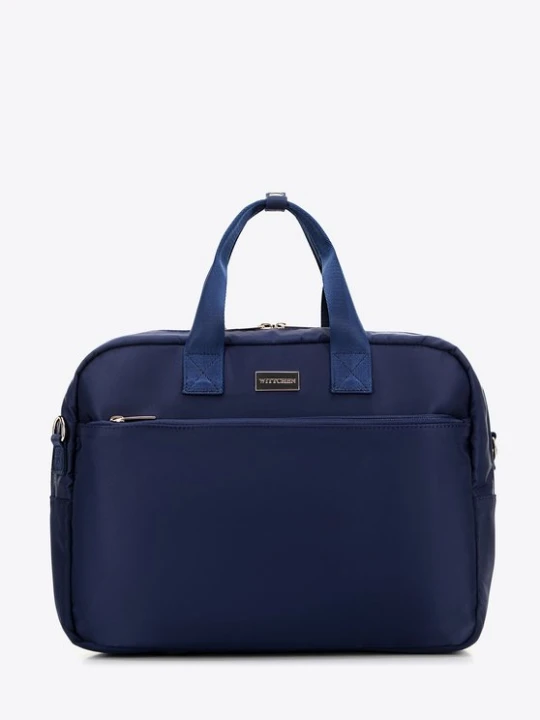 Zdjęcie produktu Torba na laptopa 15’’ z nylonu granatowa Wittchen
