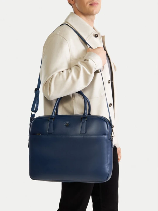 Zdjęcie produktu Torba na laptopa Beverly Hills Polo Club CWBEO-BHPC-L-016-07. Granatowy
