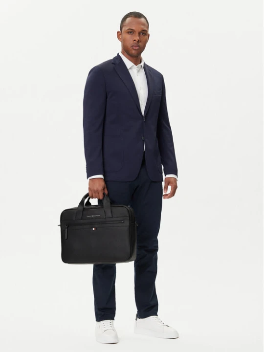 Zdjęcie produktu Torba na laptopa Tommy Hilfiger Essential Pu Computer Bag AM0AM09507 Czarny