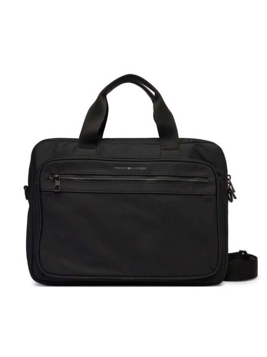 Zdjęcie produktu Torba na laptopa Tommy Hilfiger Th Repreve Computer Bag AM0AM14149 Czarny
