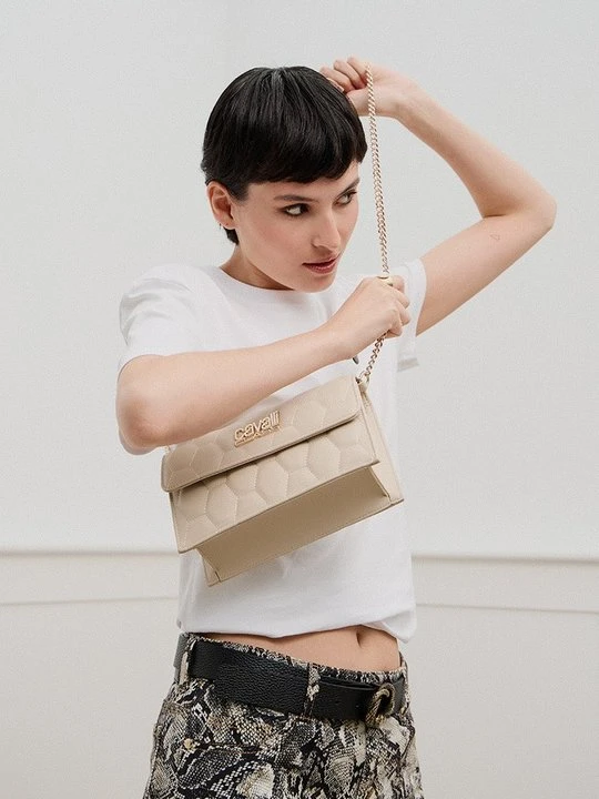 Zdjęcie produktu Torba na ramię Cavalli Class beżowy