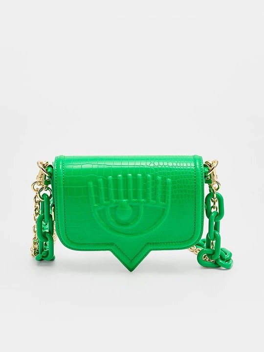 Zdjęcie produktu Torba na ramię Chiara Ferragni zielony