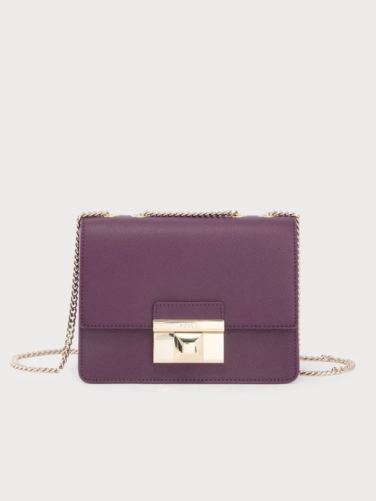 Zdjęcie produktu Torba na ramię Furla ciemnoliliowy