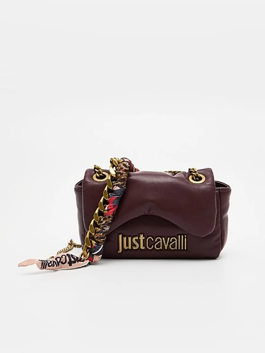 Zdjęcie produktu Torba na ramię Just Cavalli ciemnoliliowy