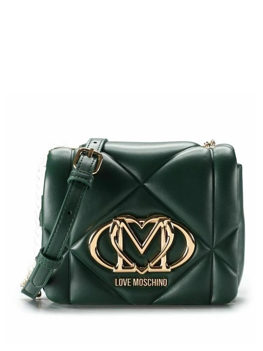 Zdjęcie produktu Torba na ramię LOVE MOSCHINO ciemnozielony