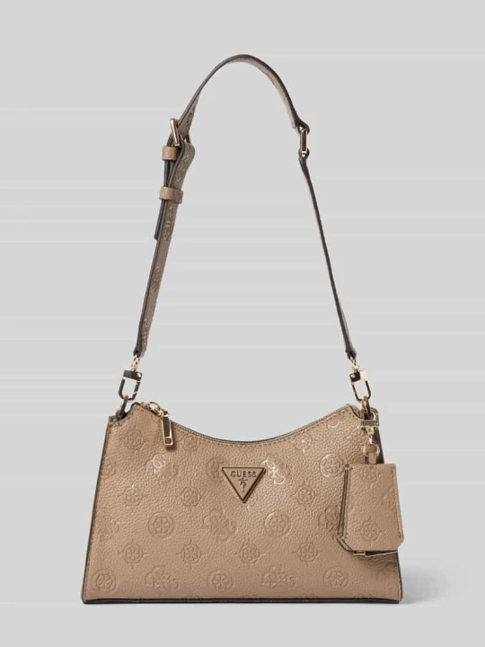 Zdjęcie produktu Torba na ramię o wyglądzie skóry model 'Cresidia' Guess Beżowy