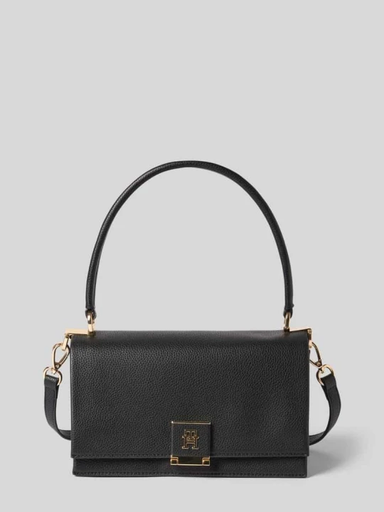 Zdjęcie produktu Torba na ramię o wyglądzie skóry Tommy Hilfiger Czarny