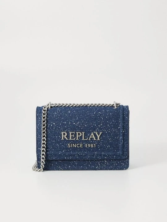 Zdjęcie produktu Torba na ramię Replay niebieski denim