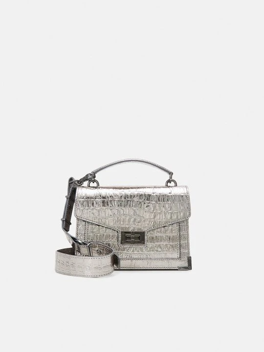Zdjęcie produktu Torba na ramię The Kooples srebrny