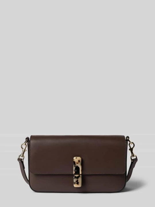 Zdjęcie produktu Torba na ramię typu crossbody z zamknięciem na klamrę model 'IRIDE' Furla Ciemnobrązowy