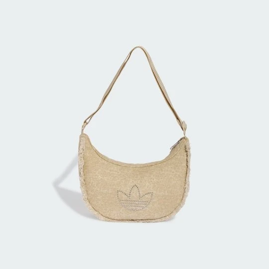 Zdjęcie produktu TORBA NA RAMIĘ W KSZTAŁCIE PÓŁKSIĘŻYCA Z EFEKTEM ZNOSZENIA Adidas Khaki Three