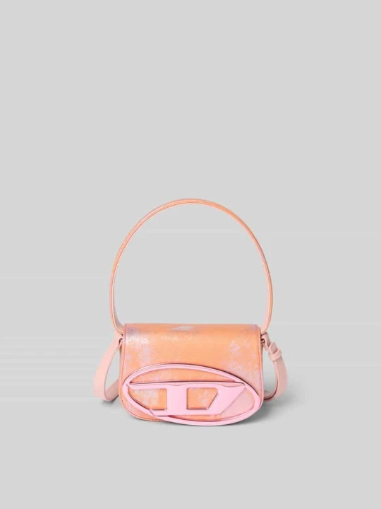 Zdjęcie produktu Torba na ramię z aplikacją z logo Diesel Morelowy