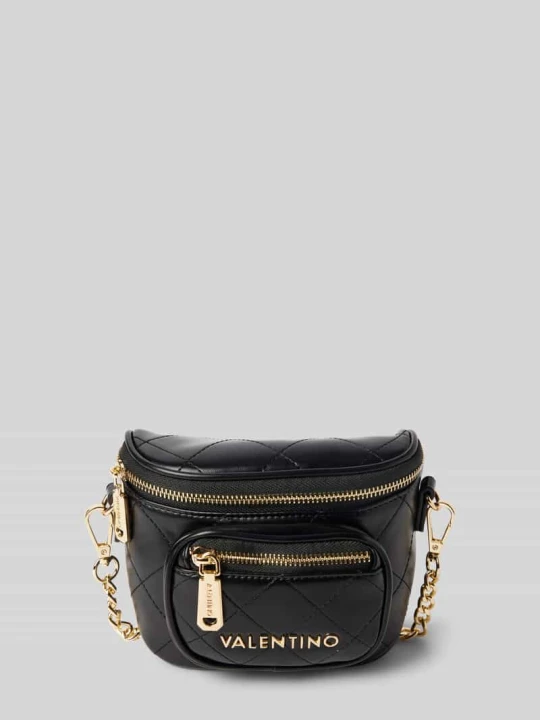 Zdjęcie produktu Torba na ramię z aplikacją z logo i pikowaniem model ‘NUR’ VALENTINO BAGS Czarny
