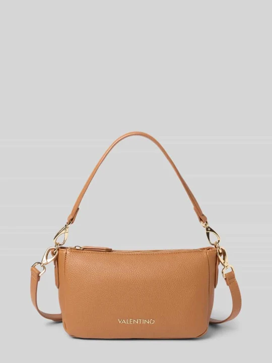 Zdjęcie produktu Torba na ramię z Aplikacją z logo Model 'Brixton' VALENTINO BAGS Koniakowy