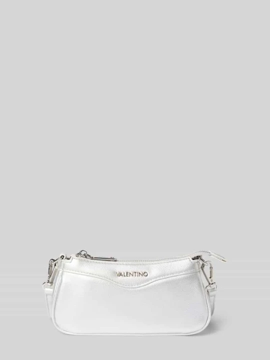 Zdjęcie produktu Torba na ramię z aplikacją z logo model ‘ELLY’ VALENTINO BAGS Srebrny