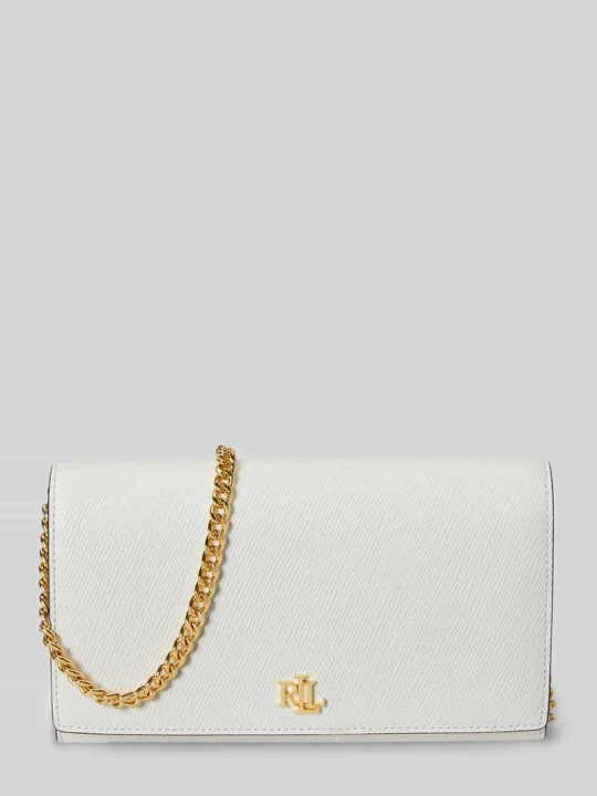 Zdjęcie produktu torba na ramię z aplikacją z metką Lauren Ralph Lauren Biały