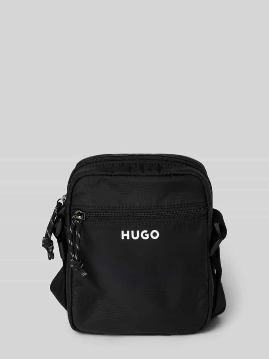 Zdjęcie produktu torba na ramię z detal z logo Hugo Czarny