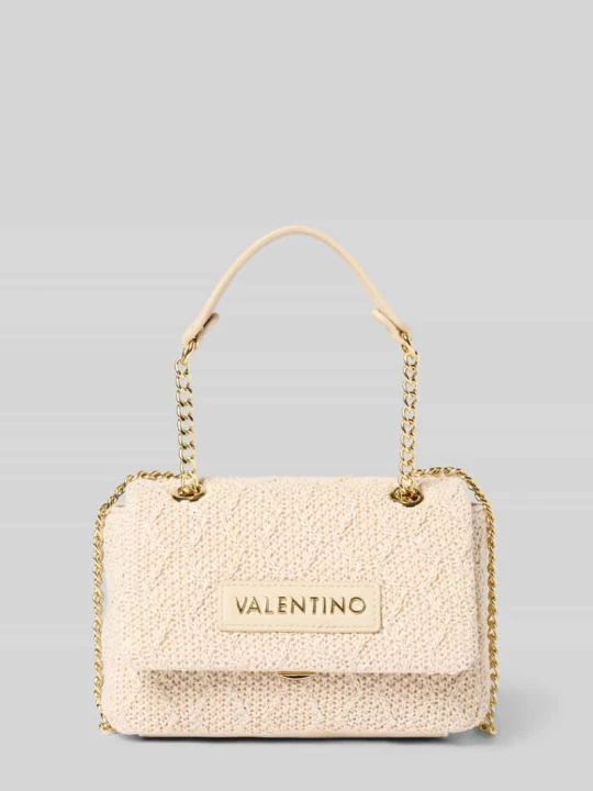 Zdjęcie produktu Torba na ramię z detal z logo model 'Carina' VALENTINO BAGS Écru