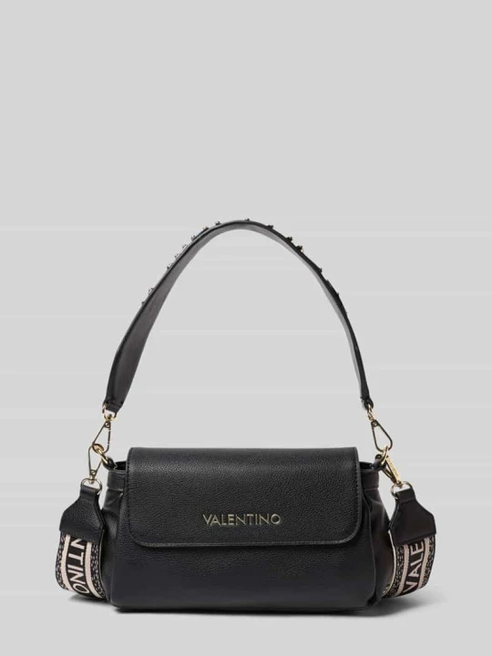 Zdjęcie produktu Torba na ramię z detal z logo model 'DEA' VALENTINO BAGS Czarny