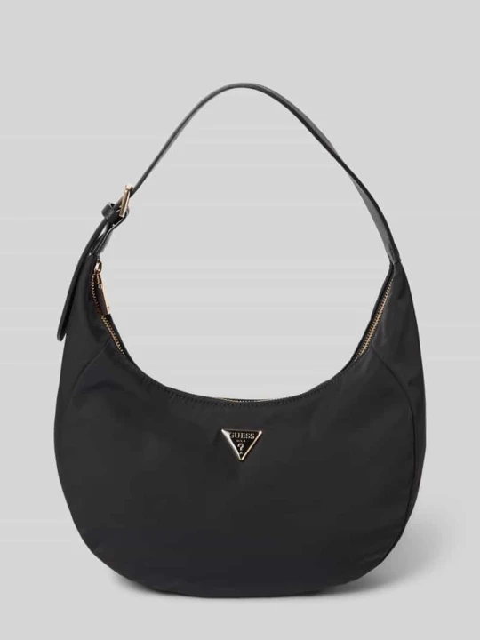 Zdjęcie produktu Torba na ramię z detal z logo model 'Gemma' Guess Czarny