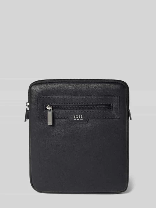 Zdjęcie produktu torba na ramię z detal z logo model 'LEWYS' Boss Czarny