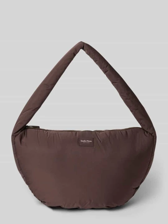 Zdjęcie produktu Torba na ramię z detal z logo model 'Puffy' STUDIO NOOS Ciemnobrązowy