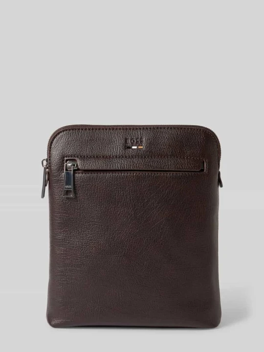 Zdjęcie produktu Torba na ramię z detal z logo model 'Ray_RP_Envelope' Boss Ciemnobrązowy