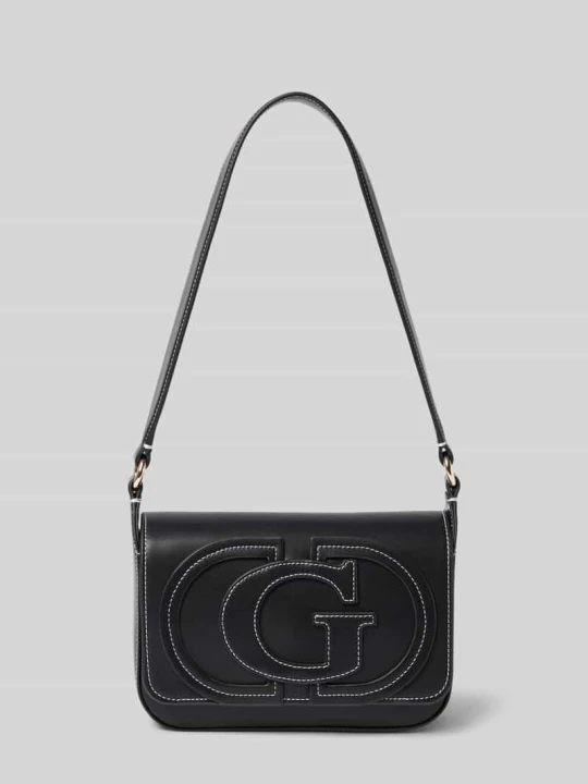 Zdjęcie produktu Torba na ramię z detal z logo model 'Ruby' Guess Czarny