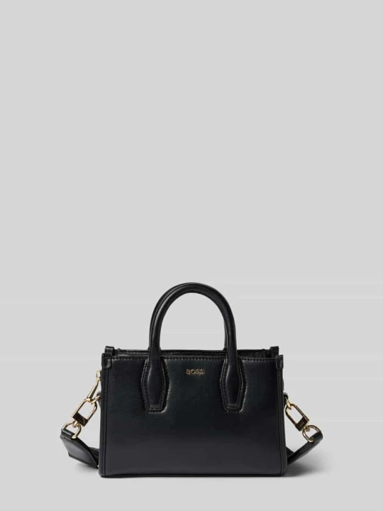 Zdjęcie produktu Torba na ramię z detal z logo model 'Sandy SM Tote' Boss Czarny