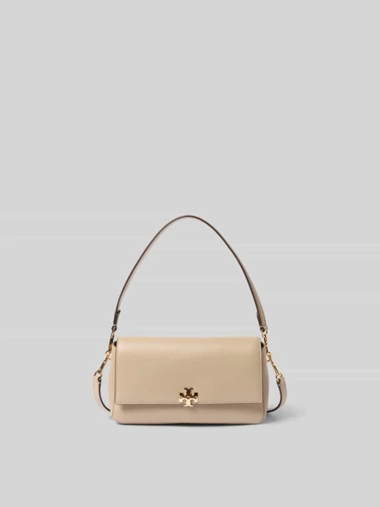 Zdjęcie produktu Torba na ramię z detalem z logo Tory Burch Beżowy