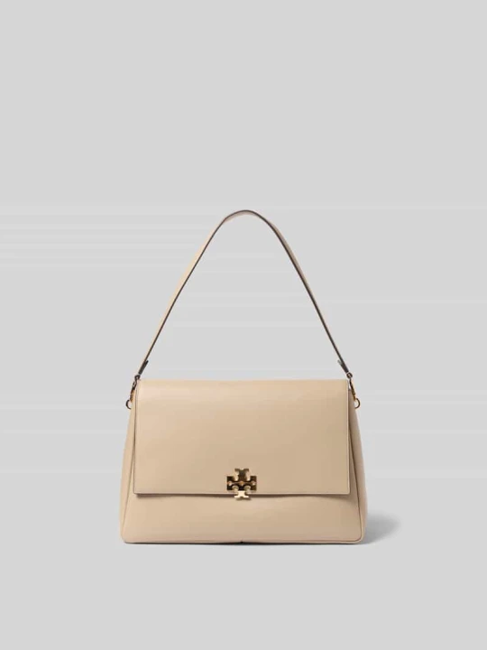 Zdjęcie produktu Torba na ramię z detalem z logo Tory Burch Beżowy