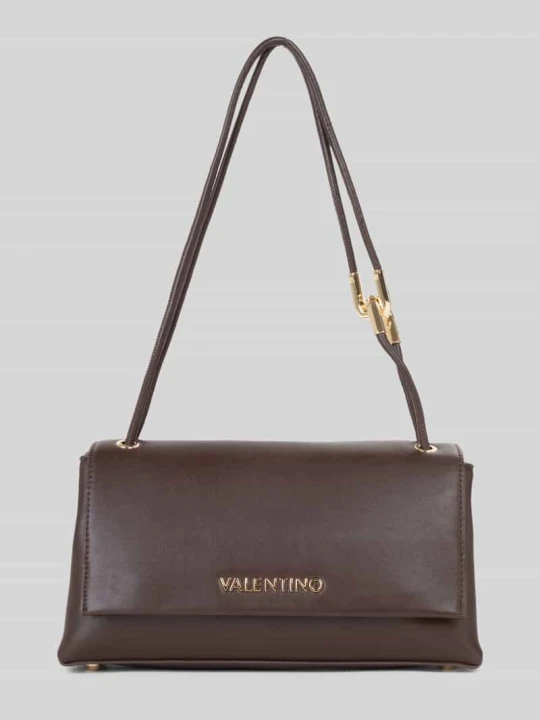 Zdjęcie produktu torba na ramię z detal z logo VALENTINO BAGS Ciemnobrązowy