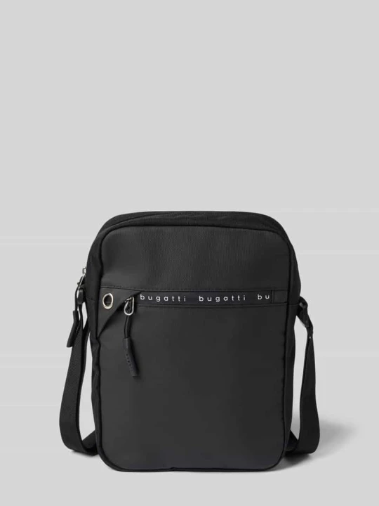 Zdjęcie produktu Torba na ramię z detalami logo model 'Blanc Delight' Bugatti czarny