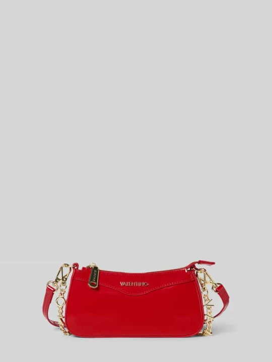 Zdjęcie produktu Torba na ramię z detalem z logo Model 'Elly' VALENTINO BAGS Czerwony