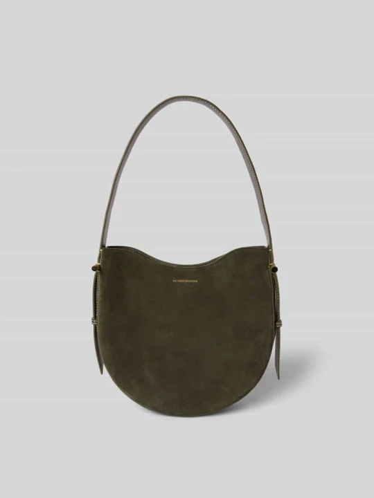 Zdjęcie produktu Torba na ramię z detalem z logo Victoria Beckham Oliwkowy