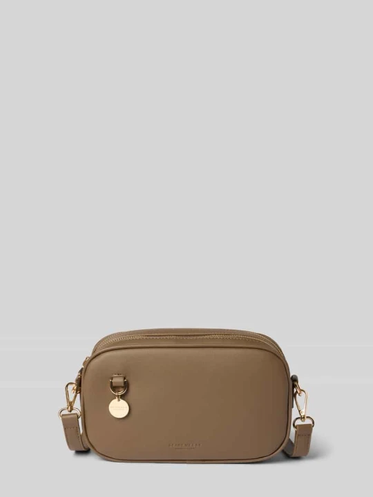 Zdjęcie produktu Torba na ramię z imitacji skóry model ‘Nelma’ Seidenfelt Khaki