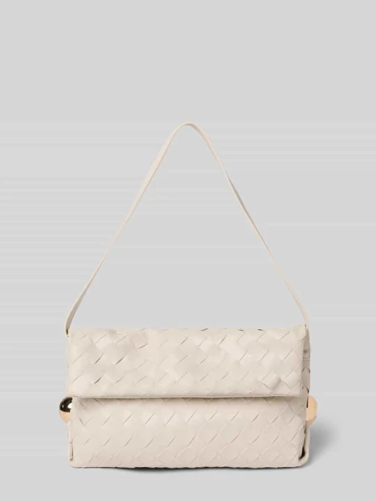 Zdjęcie produktu Torebka na ramię w skórzanym wyglądzie model 'Pochette' Liu Jo Złamany biały