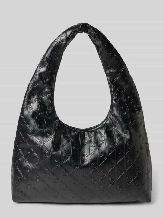 Zdjęcie produktu Torba na ramię z imitacji skóry model ‘Puffer’ Calvin Klein Czarny
