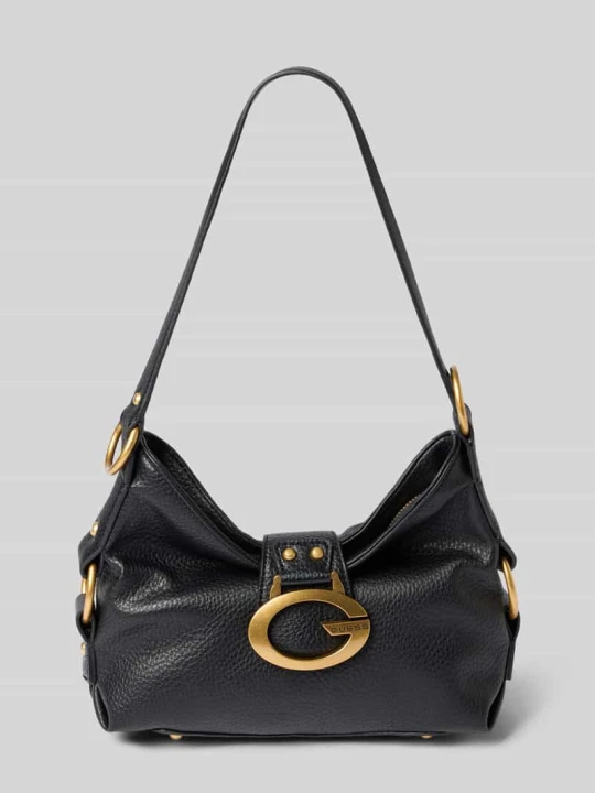 Zdjęcie produktu Torba na ramię z materiału skóropodobnego model 'CAMDEN' Guess Czarny