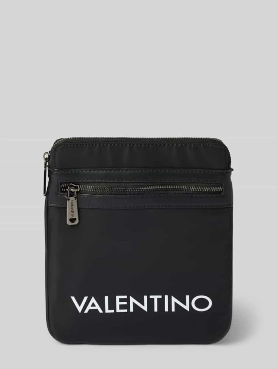 Zdjęcie produktu Torba na ramię z nadrukiem z logo model ‘BANDOLIERA KYLO’ VALENTINO BAGS Czarny