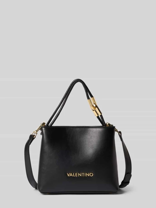 Zdjęcie produktu Torba na ramię z napisem z logo model 'FABLE RE' VALENTINO BAGS Czarny
