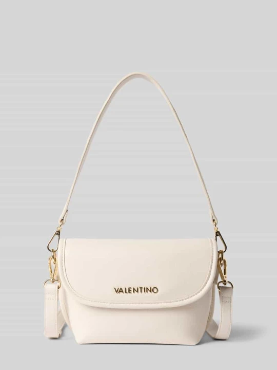 Zdjęcie produktu Torba na ramię z napisem z logo model 'HAIL' VALENTINO BAGS Écru