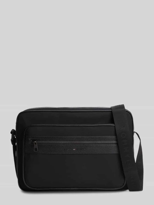 Zdjęcie produktu torba na ramię z napisem z logo model 'TH REPREVE MESSENGER' Tommy Hilfiger czarny