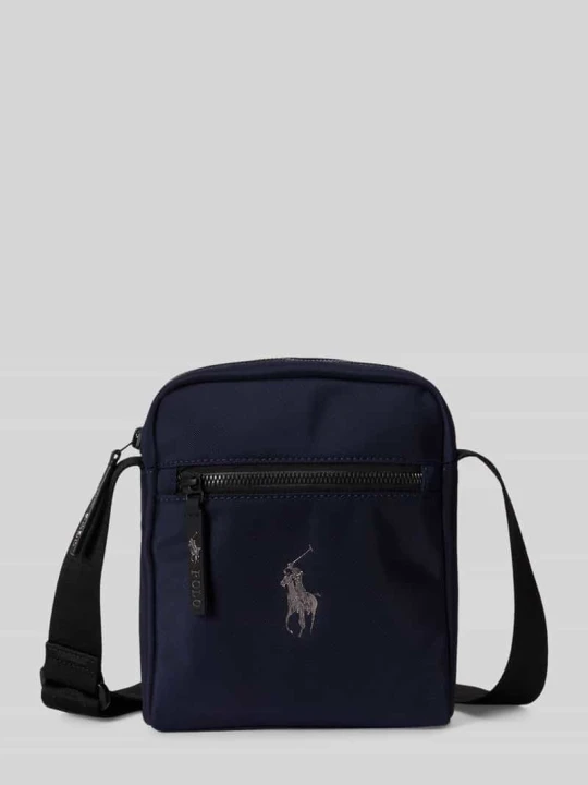 Zdjęcie produktu Torba na ramię z napisem z logo Polo Ralph Lauren Granatowy