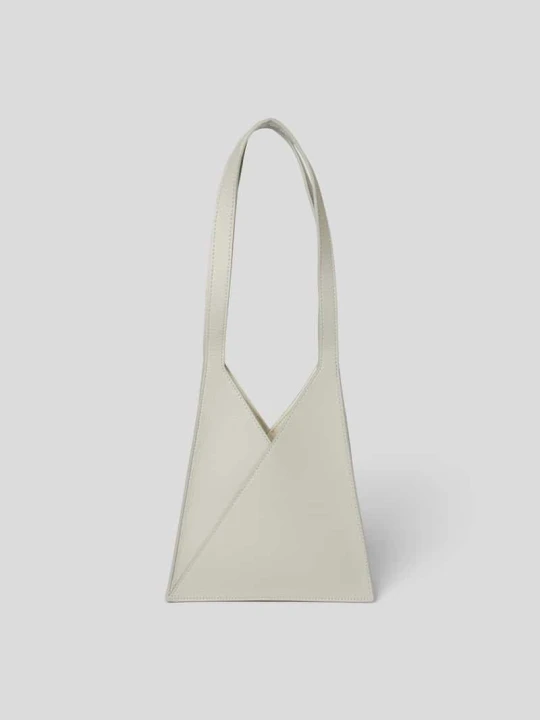 Zdjęcie produktu Torba na ramię z naturalnej skóry MM6 Maison Margiela Jasnoszary