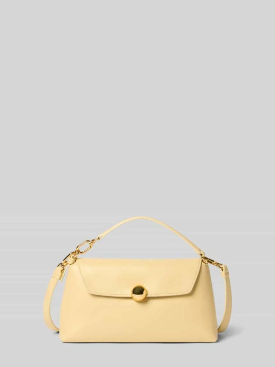 Zdjęcie produktu Torba na ramię z naturalnej skóry model 'SFERA' Furla Jasnożółty