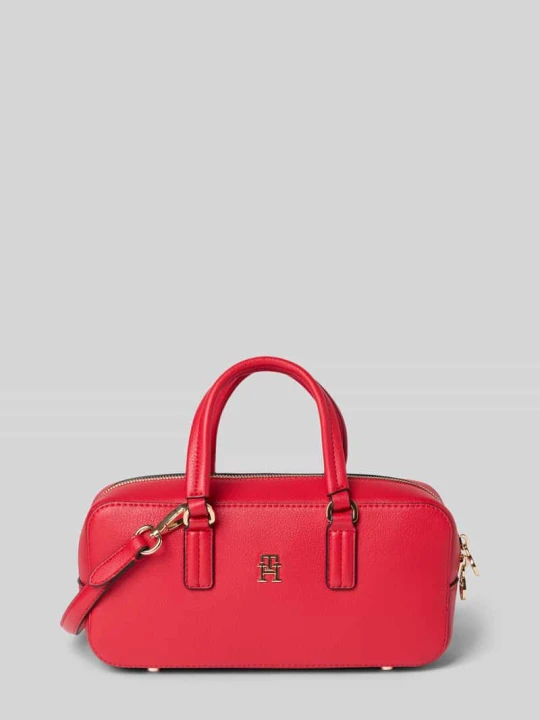 Zdjęcie produktu Torebka na ramię z odpinanym paskiem na ramię Tommy Hilfiger Czerwony