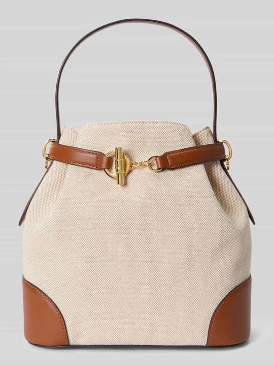 Zdjęcie produktu Torba na ramię z płótna żaglowego Lauren Ralph Lauren Beżowy