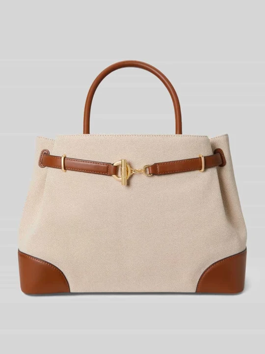 Zdjęcie produktu Torba na ramię z płótna żaglowego Lauren Ralph Lauren Beżowy
