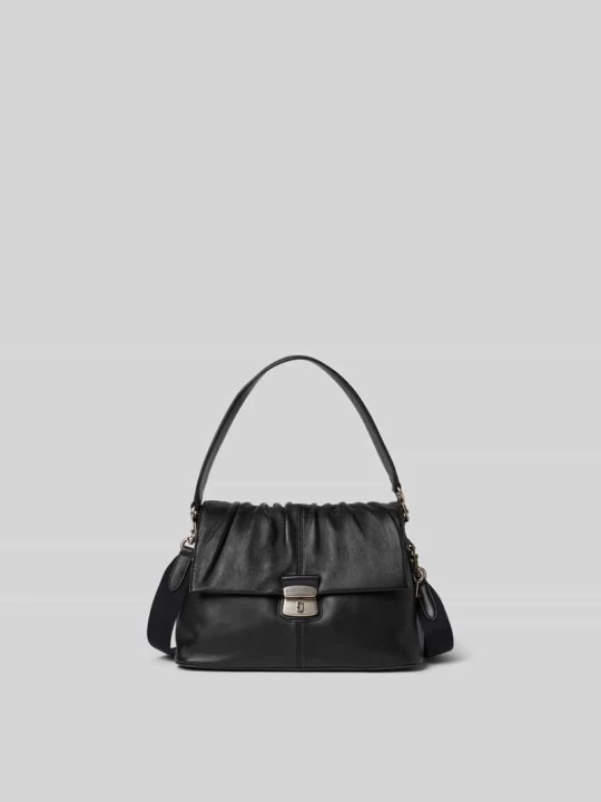 Zdjęcie produktu Torba na ramię z prawdziwej skóry jagnięcej Marc Jacobs Czarny